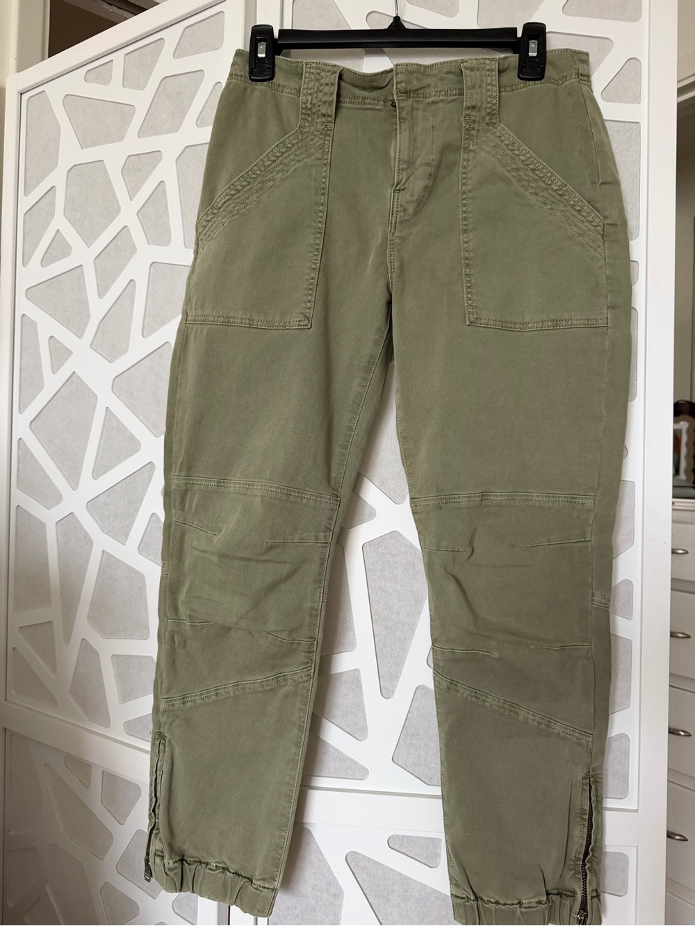 Frame Denim Olive Green Casual Pants - Picture 1 of 3